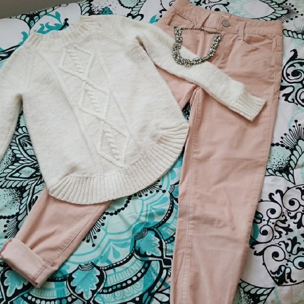 NWOT Pink Velvet High Waisted Pant